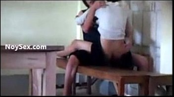 College student sex in vacant room