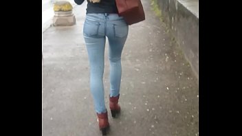 great student ass in jeans voyeur