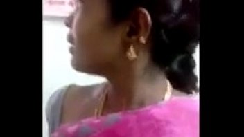 maid in saree allow to press boobs quick to owner