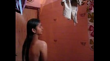 .com - self recorded mms video of hot indian college girl taking shower