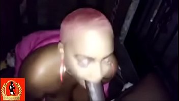 Pink Hair Ebony Sloppy Blowjob BBC INCREDIBLE STYLE w/ SexGodPicasso