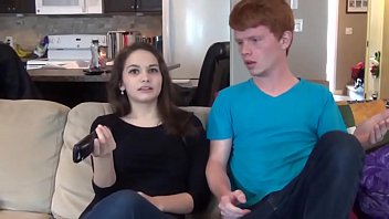 Sister Gets Fucks by Redhead Brother for Tv Remote