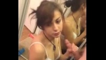 Sucking dick in the dressing room