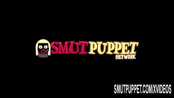 Smut Puppet - Stunning Teens Serving Two Studs at Once Compilation