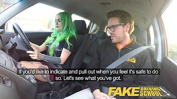 Fake Driving Wild fuck ride for tattooed busty big ass beauty