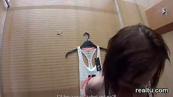 Striking czech teen gets teased in the mall and nailed in pov