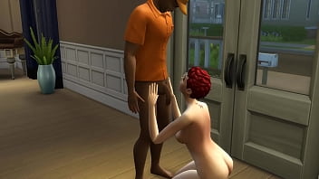 MILF Fuck The Delivery Man While Husband's Taking A Nap (The Sims | 3D hentai)