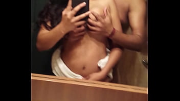 My boyfriend pressing my boobs