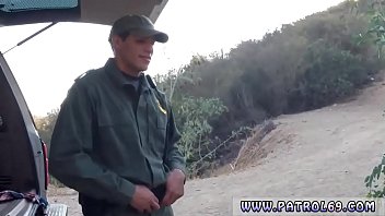 Police and border patrol sex xxx Ackerman stripped her down,