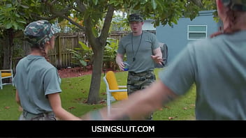 UsingSlut - Freeuse Hot Teens Are Anytime Sex For Drill Instructor During Boot Camp - Dani Blu, Callie Black