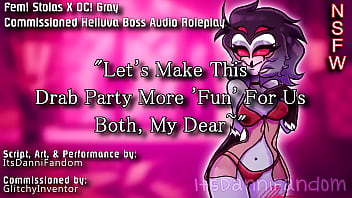 【R18 Helluva Boss Audio RP】Fem! Stolas Cucks Her D-Bag Husband by Having her Royal Advisor (OC/Listener) Fuck Her Against a Wall @ her Party~【F4M】【COMMISSIONED AUDIO】