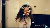 Christmas s. teen gives best deepthroat blowjob with massive cumshot swallow t. hot POV Indian
