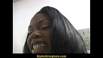 Cute Amateur Black Girl Sucks off Big White Dong 2